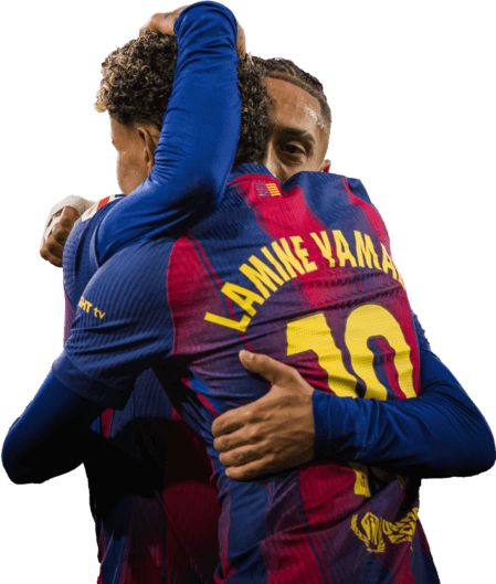 Lamine Yamal and Raphinha